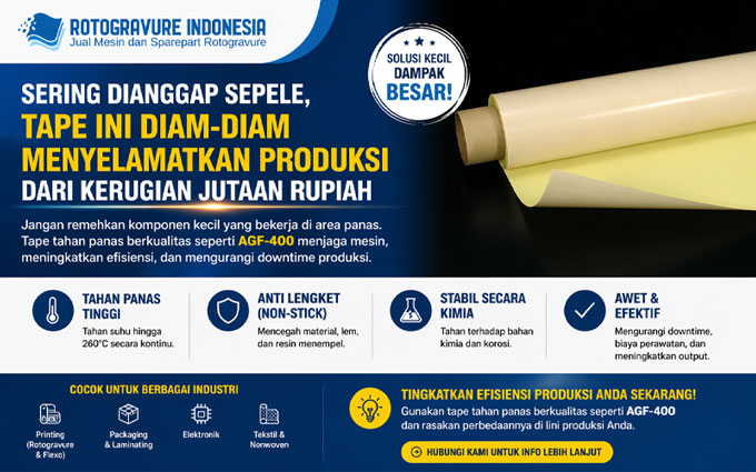 Sering Dianggap Sepele, Tape Ini Diam-Diam Menyelamatkan Produksi dari Kerugian Jutaan Rupiah